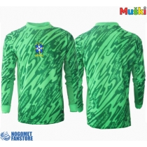 Brazil Golmanski Domaci Dres Copa America 2024 Dugi Rukav